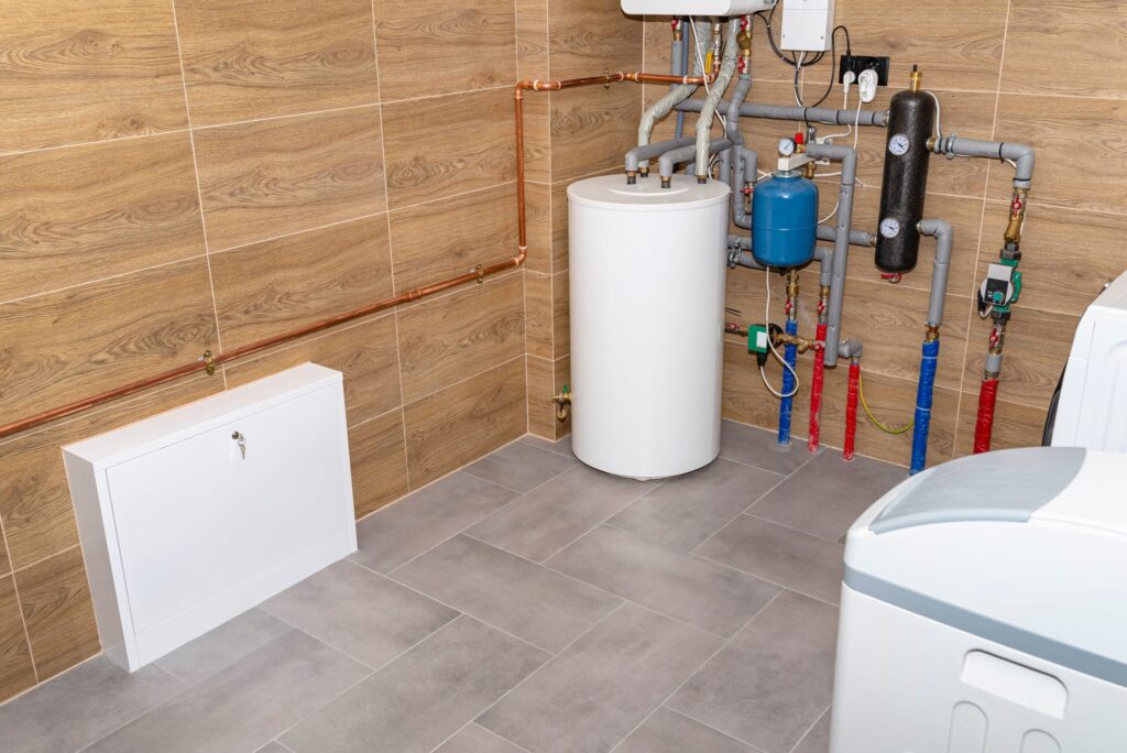 Residential water heater and plumbing system installed in Salinas